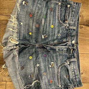 American Eagle Outfitters Blue Denim Shorts